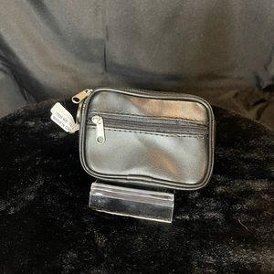Change Purse Belt Bag with key ring - NWT - black